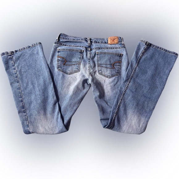 Vintage American Eagle Flare Jeans Size 4 Regular - Picture 2 of 3